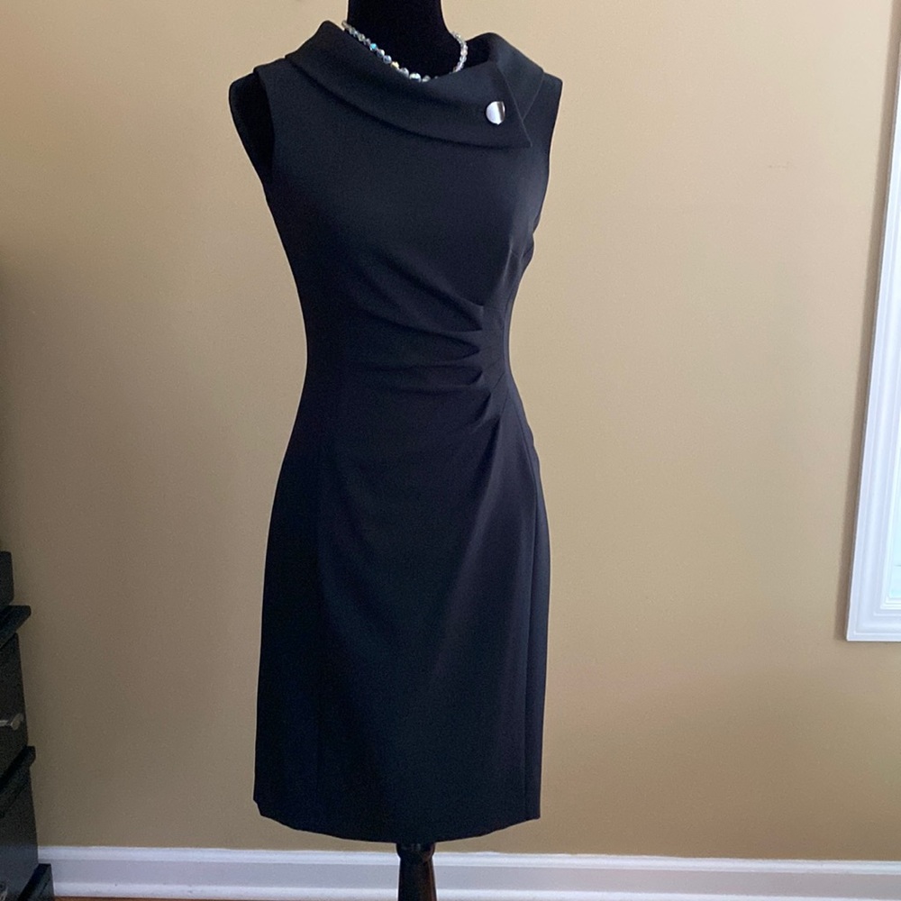 Tahari black dress